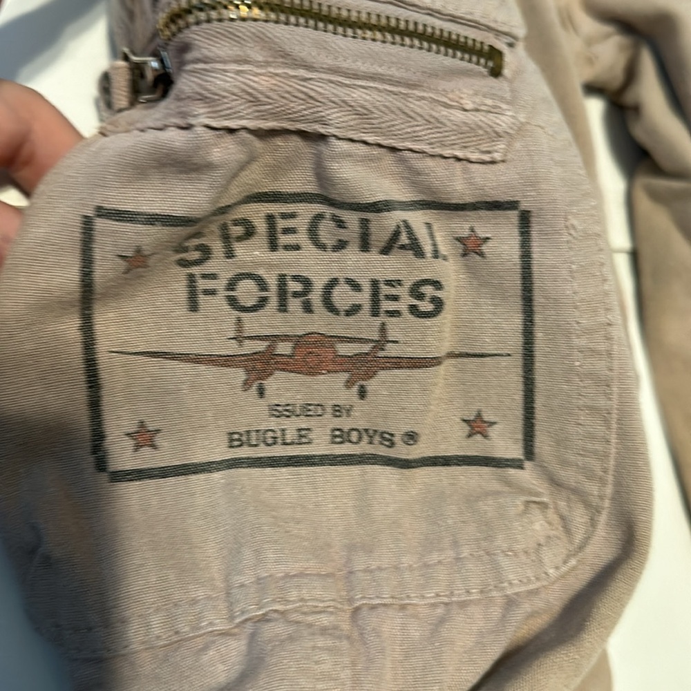 Bugle Boys Special Forces Tan Khaki Cargo Pants Size 12 Waist 26 Boys - Picture 2 of 8
